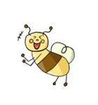 癒されるクマとハチのスタンプ（個別スタンプ：8）