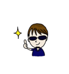 めがねの日常を追うスタンプ（個別スタンプ：1）