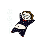 めがねの日常を追うスタンプ（個別スタンプ：7）