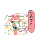 レインコートを着た犬（個別スタンプ：12）