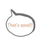かわいい吹き出し！（個別スタンプ：31）