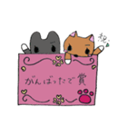 犬と女の子のスタンプ2（個別スタンプ：14）