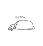 ねむいとり（個別スタンプ：4）