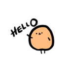 あいさつ…なのかな。（個別スタンプ：1）