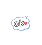 文字のみ〜（個別スタンプ：21）