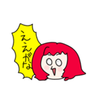 赤髪ぃぃぃの日常（個別スタンプ：1）