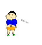 太ってる男の子（個別スタンプ：3）