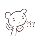 偶に壊れたくま君（個別スタンプ：10）