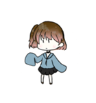 かあいいさらちゃんのスタンプ（個別スタンプ：1）