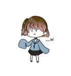かあいいさらちゃんのスタンプ（個別スタンプ：3）