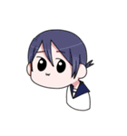 暇人ガール（個別スタンプ：1）