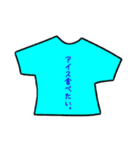 文字Tシャツスタンプ2（個別スタンプ：7）