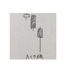 株価チャート（酒田五法・買いサイン）（個別スタンプ：6）