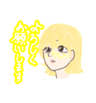 雲メイク‎(◍˃ ᵕ ˂◍)オシャレ女子‎！（個別スタンプ：3）