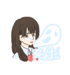 雲メイク‎(◍˃ ᵕ ˂◍)オシャレ女子‎！（個別スタンプ：4）