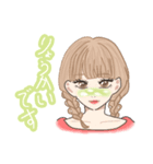 雲メイク‎(◍˃ ᵕ ˂◍)オシャレ女子‎！（個別スタンプ：5）