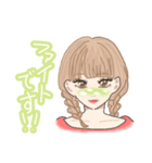 雲メイク‎(◍˃ ᵕ ˂◍)オシャレ女子‎！（個別スタンプ：10）