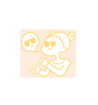 しゃくれちゃったおんなのこ【2】（個別スタンプ：4）