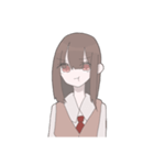 でんでん虫工房のゆるじょちゃん。【1】（個別スタンプ：1）