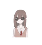 でんでん虫工房のゆるじょちゃん。【1】（個別スタンプ：3）