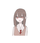 でんでん虫工房のゆるじょちゃん。【1】（個別スタンプ：8）