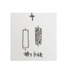 株価チャート（酒田五法・売りサイン）（個別スタンプ：5）