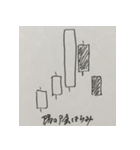 株価チャート（酒田五法・売りサイン）（個別スタンプ：6）