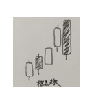 株価チャート（酒田五法・売りサイン）（個別スタンプ：10）