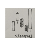 株価チャート（酒田五法・売りサイン）（個別スタンプ：12）