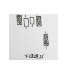 株価チャート（酒田五法・売りサイン）（個別スタンプ：19）