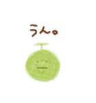 ゆるめくだものスタンプ（個別スタンプ：6）