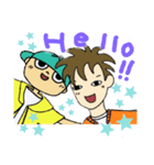 ラッパーとヘタロー（個別スタンプ：1）