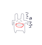 最強ぷりちーなうさぎさん（個別スタンプ：5）