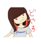 メンヘラロックあんずちゃん（個別スタンプ：8）
