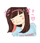 メンヘラロックあんずちゃん（個別スタンプ：9）