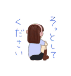 メンヘラロックあんずちゃん（個別スタンプ：17）