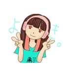 メンヘラロックあんずちゃん（個別スタンプ：24）