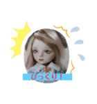 カワイイお人形さん（個別スタンプ：3）