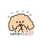 ふわふわトイプードル。敬語ver.（個別スタンプ：2）