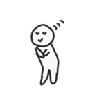 ハンガーぶら下がりちゃん（個別スタンプ：3）