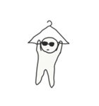 ハンガーぶら下がりちゃん（個別スタンプ：8）