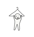 ハンガーぶら下がりちゃん（個別スタンプ：18）