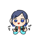 ゆえりとまゆ3（個別スタンプ：1）