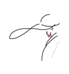 ぼうしとわたし（個別スタンプ：1）