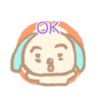 ぐーたらわんこ（個別スタンプ：4）