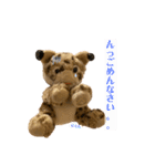 くま吉、念願のスタンプデビュー（個別スタンプ：5）