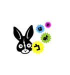 黒うさぎMINMI（個別スタンプ：1）