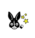 黒うさぎMINMI（個別スタンプ：4）
