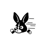 黒うさぎMINMI（個別スタンプ：7）