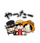 ONE PIECEと元気スタンプ（個別スタンプ：10）